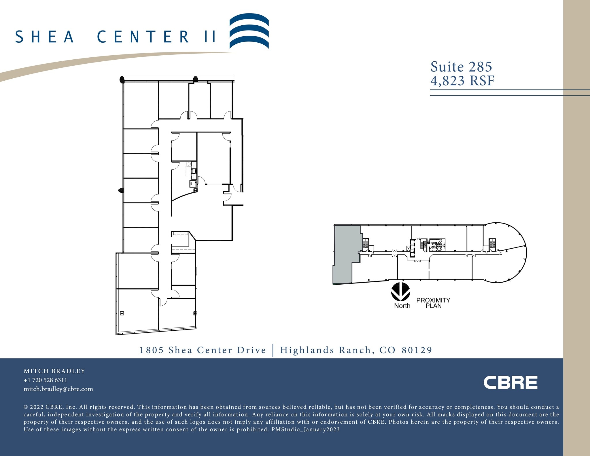 1805 Shea Center Dr, Highlands Ranch, CO à louer Plan de site- Image 1 de 1