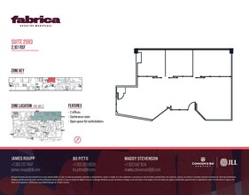 3001 Brighton Blvd, Denver, CO à louer Plan d’étage- Image 1 de 1