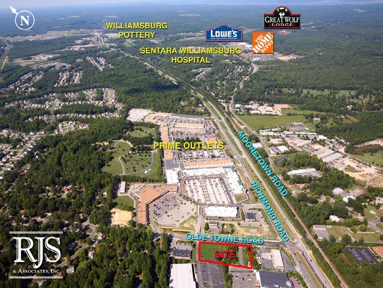 5548 Olde Towne Rd, Williamsburg, VA à vendre - Photo principale - Image 1 de 2