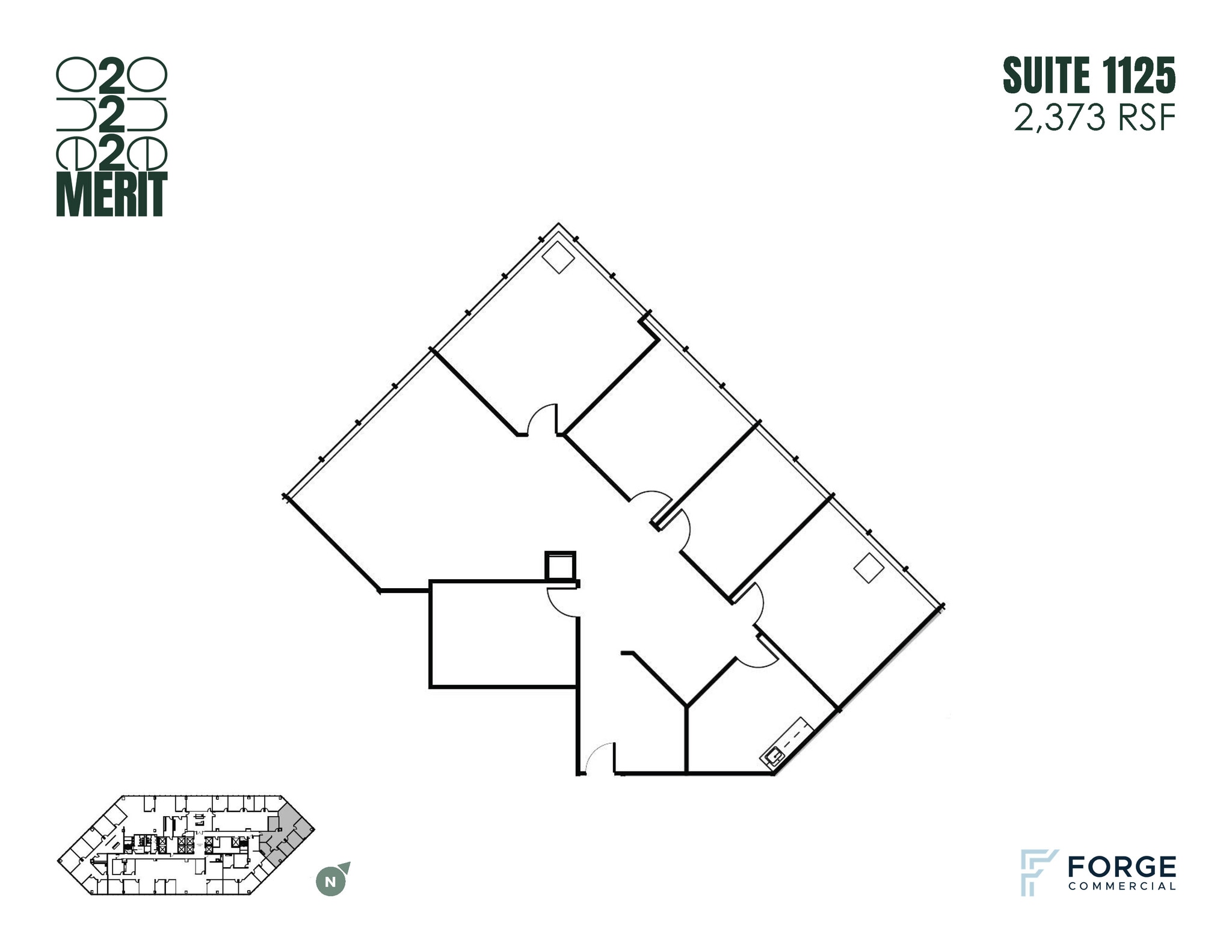 12221 Merit Dr, Dallas, TX à louer Plan d’étage- Image 1 de 1