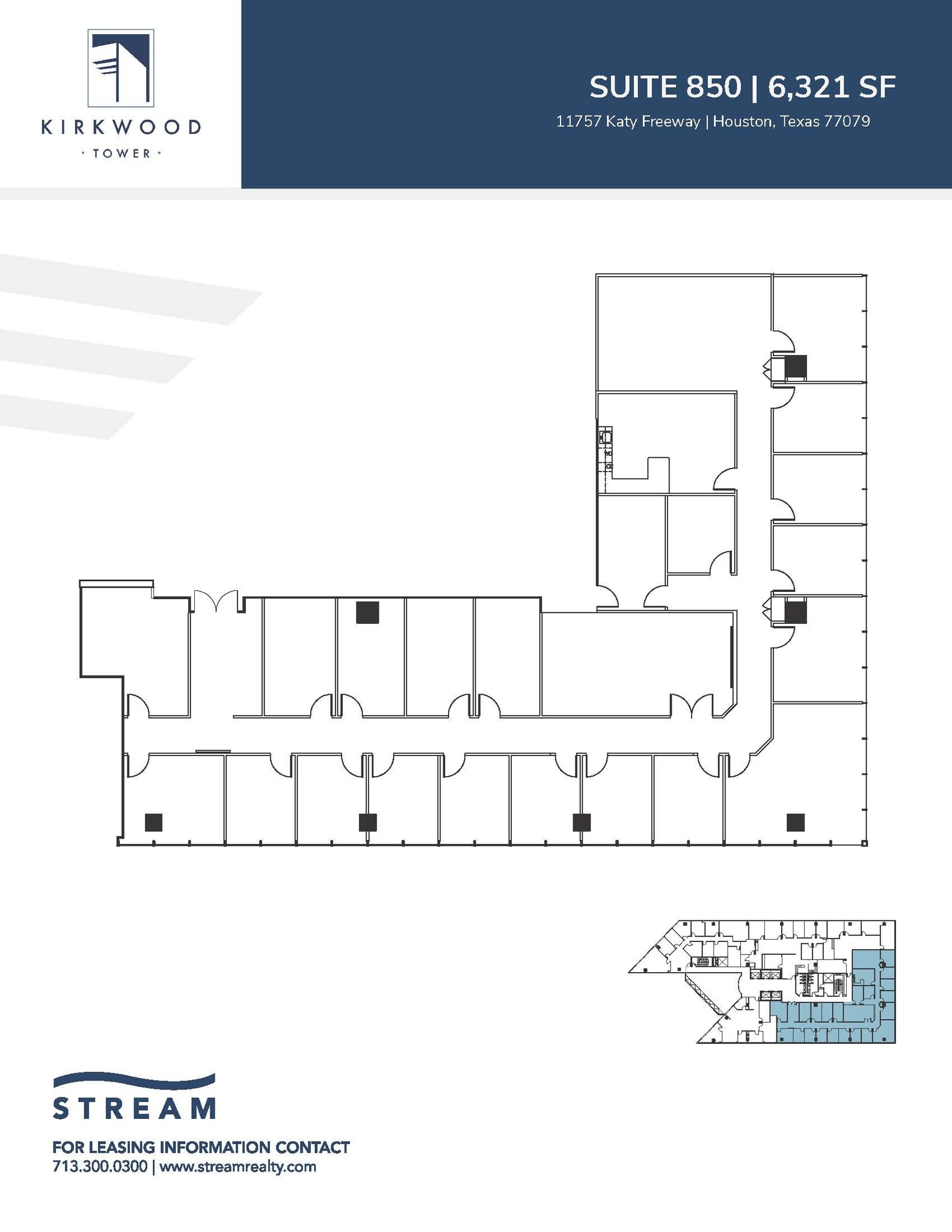 11757 Katy Fwy, Houston, TX for lease Floor Plan- Image 1 of 2