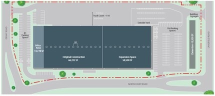 7390 Northcourt Rd, Houston, TX à louer Plan de site- Image 1 de 1