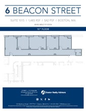 6 Beacon St, Boston, MA for lease Floor Plan- Image 1 of 1