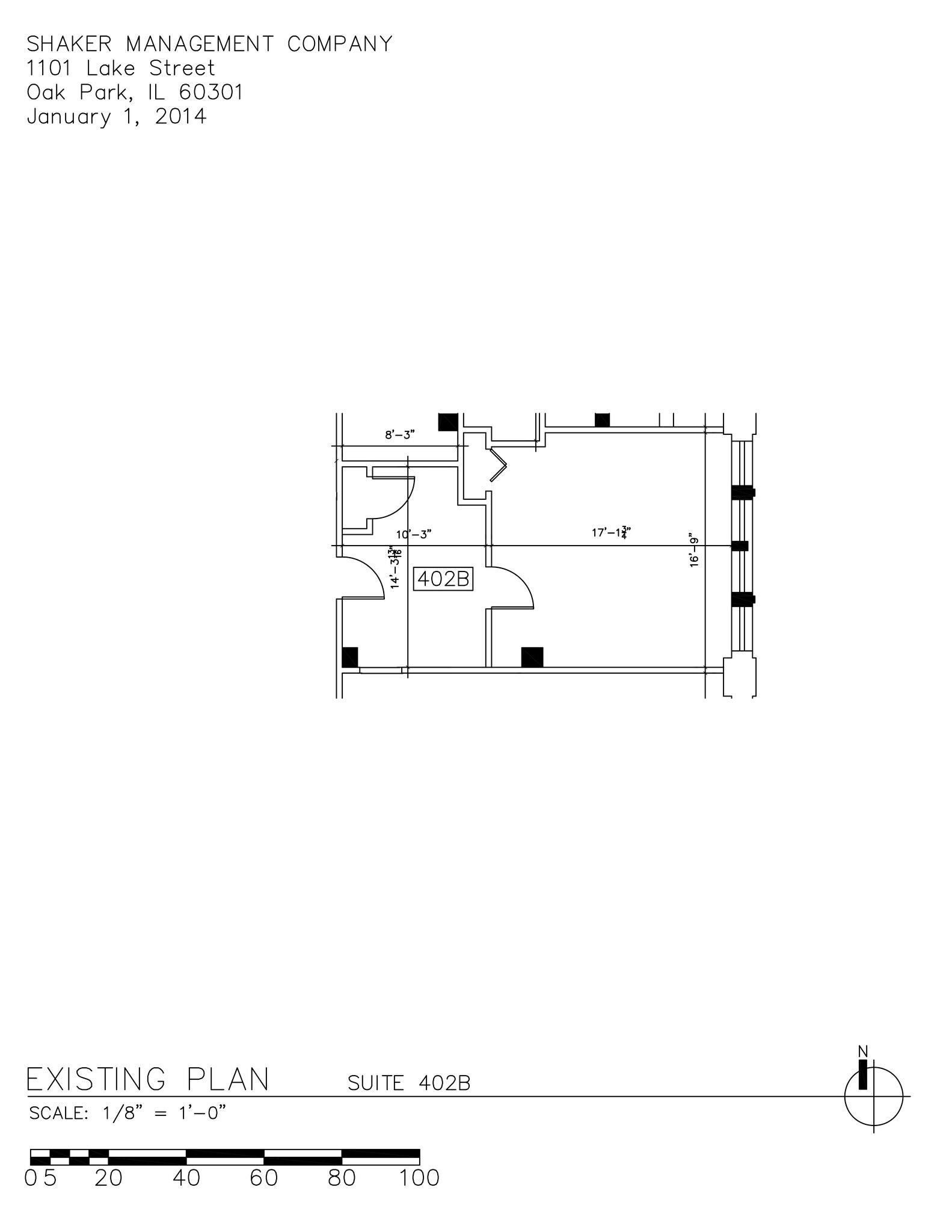 1100 Lake St, Oak Park, IL à louer Plan de site- Image 1 de 1
