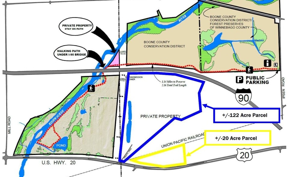 I-90 & Rt 20, Cherry Valley, IL à vendre - Photo du bâtiment - Image 3 de 4