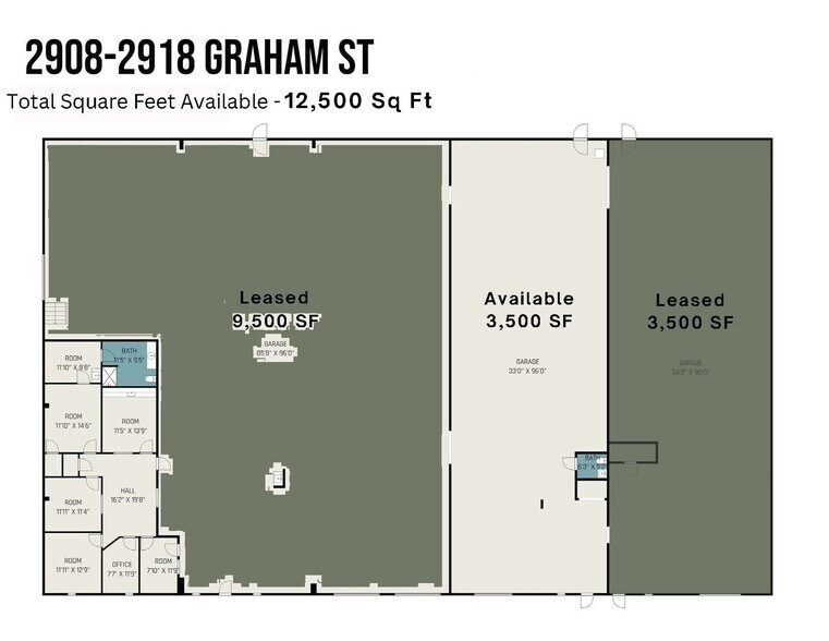2908-2918 N Graham St, Charlotte, NC à louer - Photo du bâtiment - Image 2 de 7