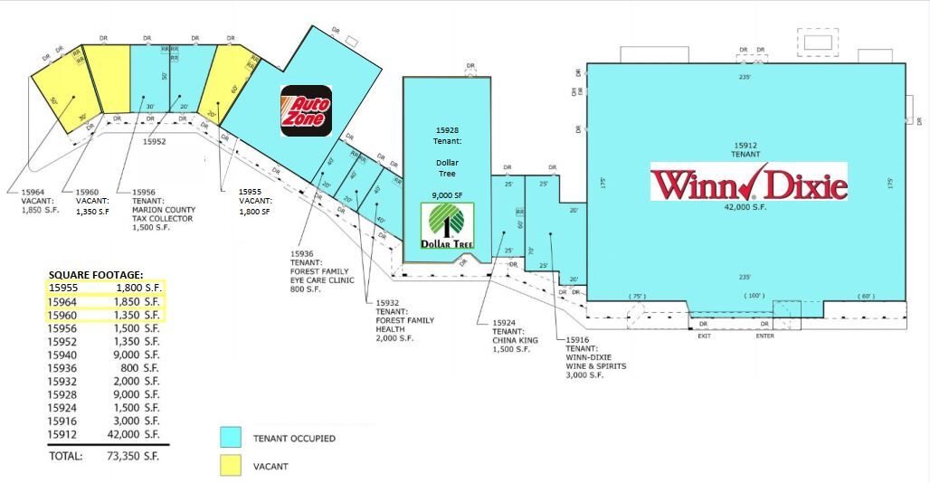 15912-15956 E Highway 40, Silver Springs, FL for lease Building Photo- Image 1 of 2