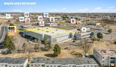 1990 S Academy Blvd, Colorado Springs, CO - AERIAL  map view