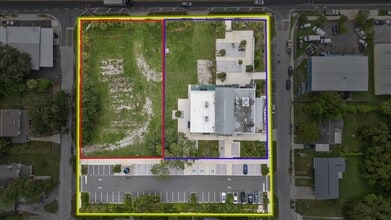 3800 N Nebraska Ave, Tampa, FL - Aerial  map view