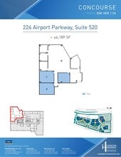 224 Airport Pkwy, San Jose, CA à louer Plan d’étage- Image 1 de 1