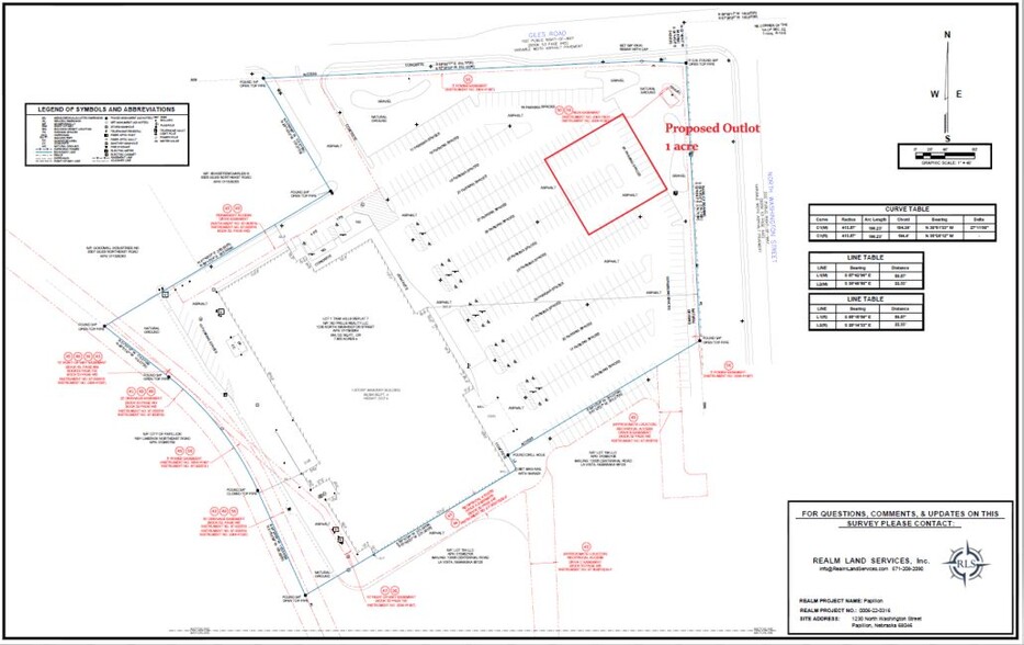 1230 N Washington St, Papillion, NE à vendre - Plan de site - Image 2 de 2