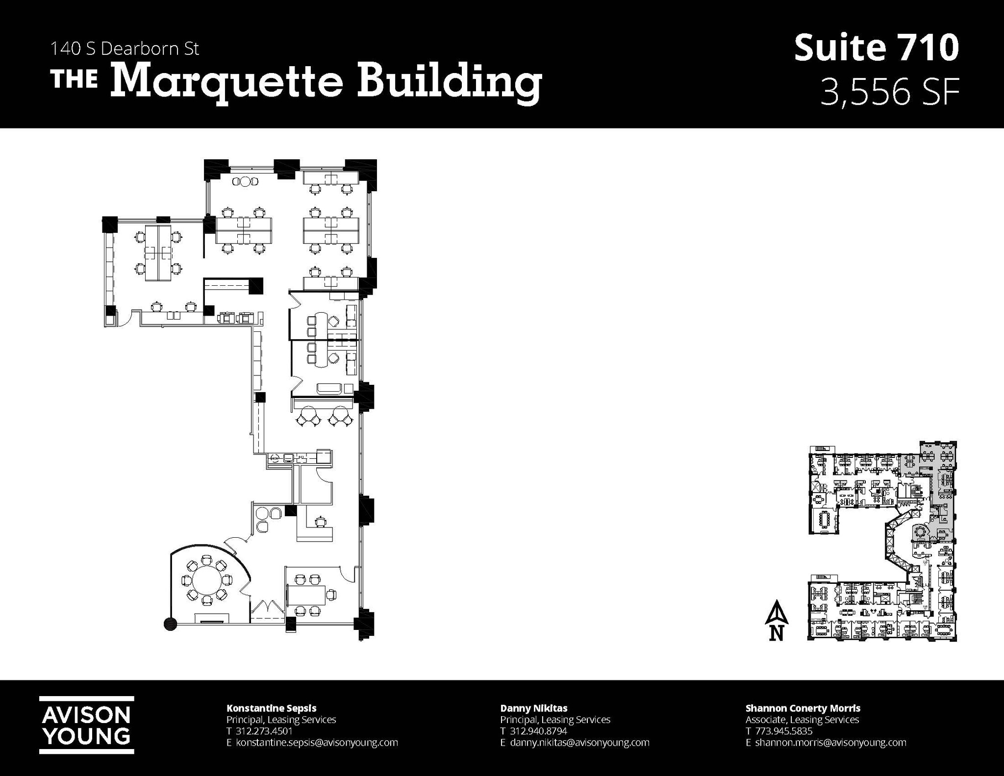 140 S Dearborn St, Chicago, IL for lease Floor Plan- Image 1 of 2