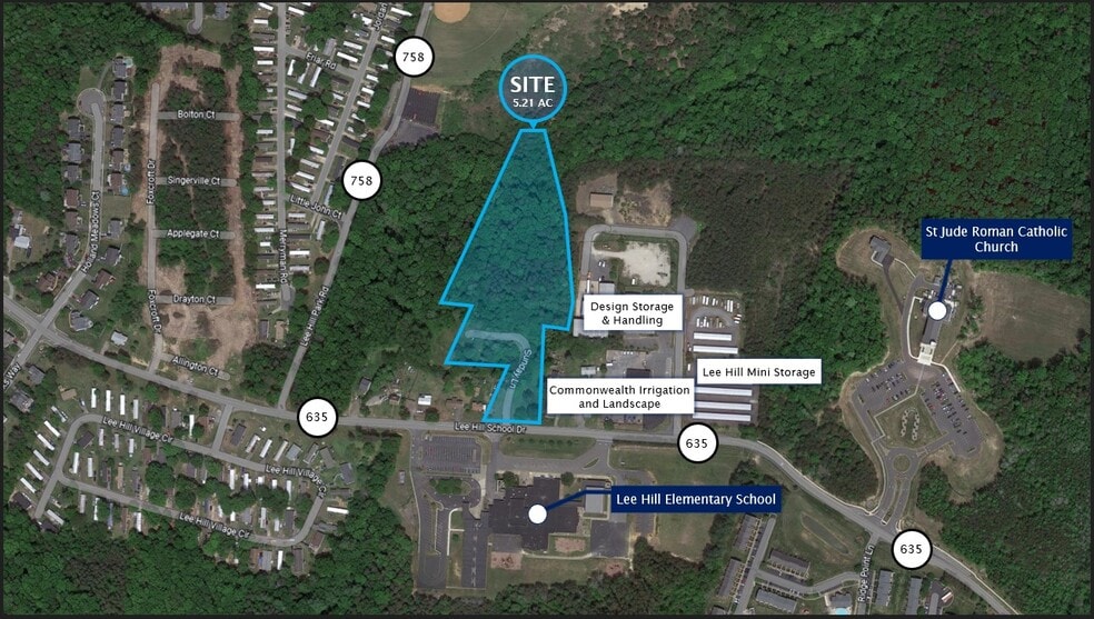 3625 Sunday Ln, Fredericksburg, VA for sale - Building Photo - Image 2 of 5