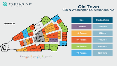 950 N Washington St, Alexandria, VA for lease Floor Plan- Image 1 of 4