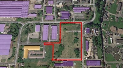 Carlbury, Newton Aycliffe, DUR - Aérien  Vue de la carte