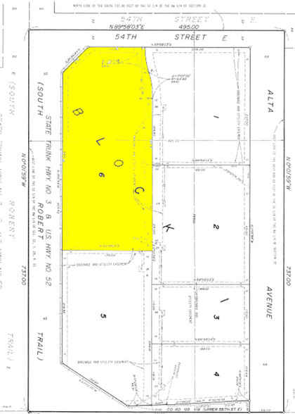 5440-5480 S Robert Trl, Inver Grove Heights, MN for lease - Plat Map - Image 2 of 2