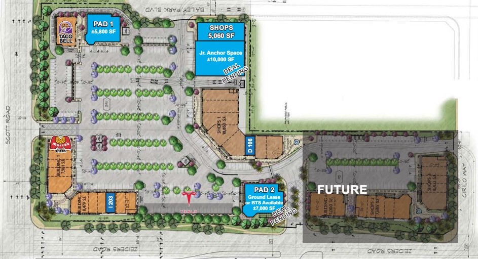 Scott Rd & Zeiders Rd, Menifee, CA for lease Site Plan- Image 1 of 1