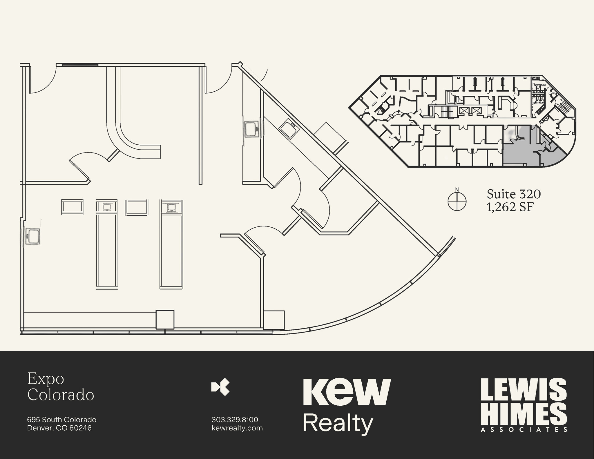 695 S Colorado Blvd, Denver, CO for lease Floor Plan- Image 1 of 6