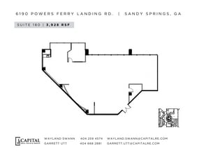6190 Powers Ferry Landing Rd, Atlanta, GA à louer Plan d’étage- Image 1 de 1