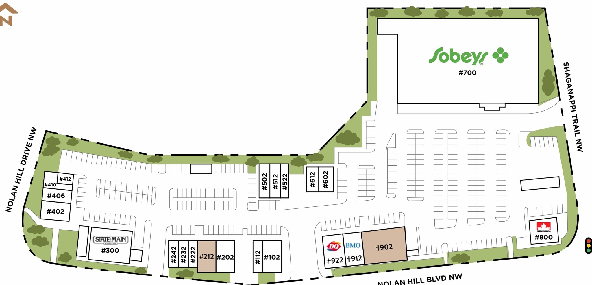8 Nolan Hill Blvd NW, Calgary, AB for lease Site Plan- Image 1 of 1