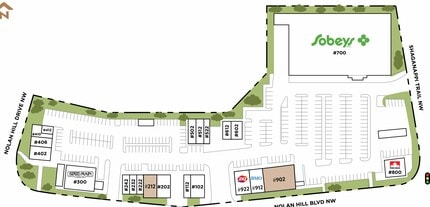 8 Nolan Hill Blvd NW, Calgary, AB for lease Site Plan- Image 1 of 1