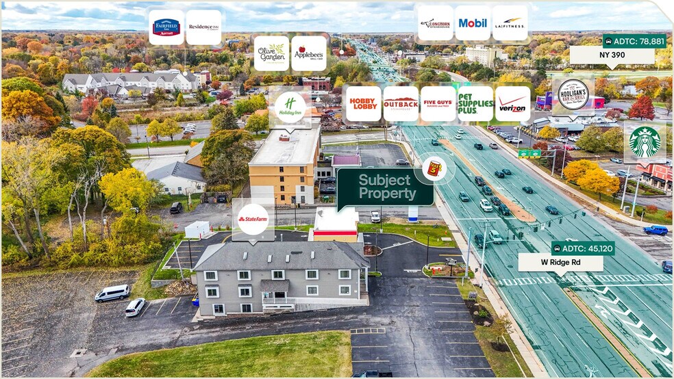 1607 W Ridge Rd, Rochester, NY à vendre - Photo du bâtiment - Image 2 de 3