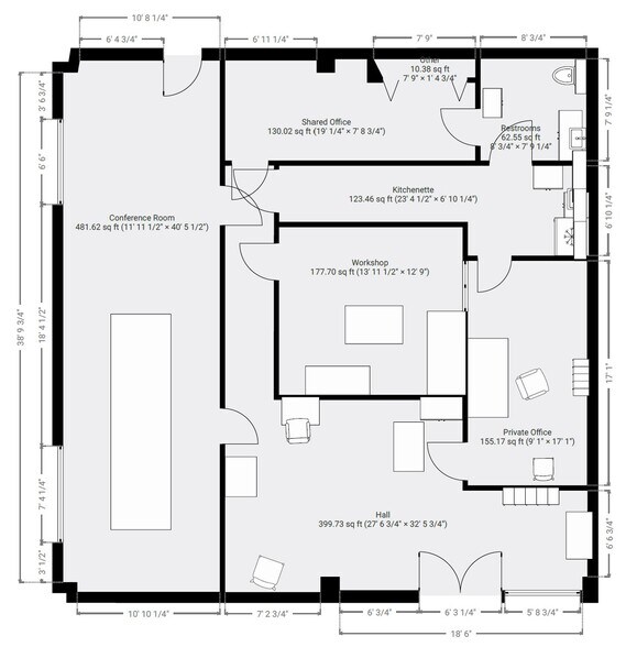 117 Nowlin Ln, Chattanooga, TN à louer - Plan d’étage type - Image 3 de 10