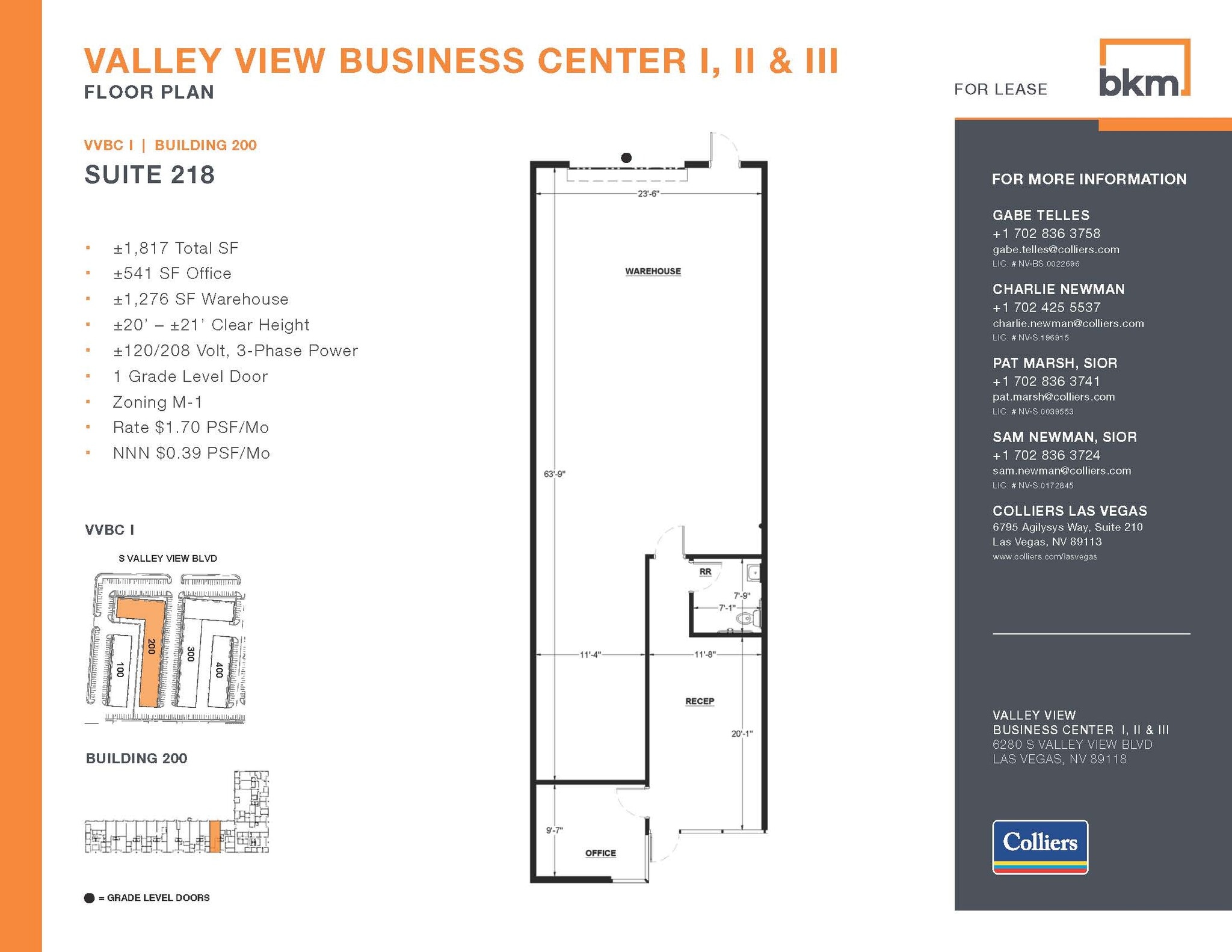 6625 S Valley View Blvd, Las Vegas, NV for lease Interior Photo- Image 1 of 1