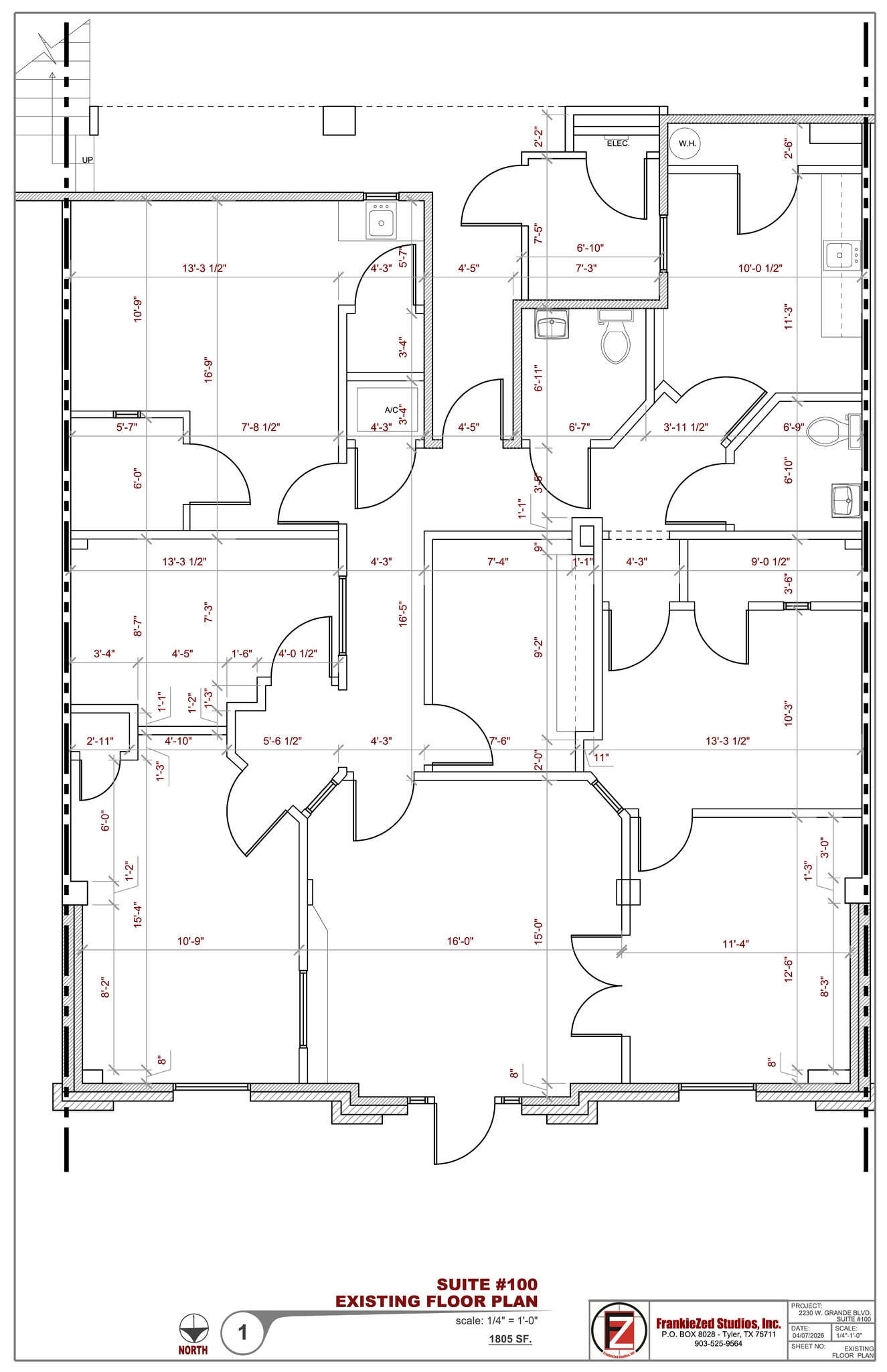 2230 W Grande Blvd, Tyler, TX à louer Plan d’étage- Image 1 de 8