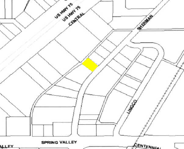 748 S Sherman St, Richardson, TX à louer - Plan cadastral - Image 3 de 7