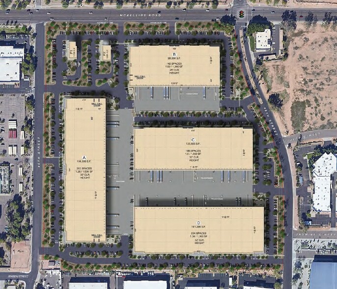 1842 N 48th St, Mesa, AZ à louer - Plan de site - Image 2 de 4