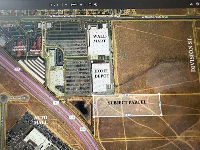 Highway 14 and P-4 Ave, Palmdale, CA à vendre Photo du bâtiment- Image 1 de 1