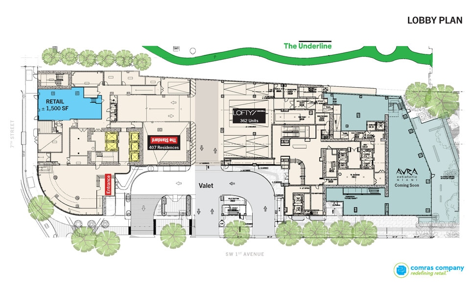 690 SW 1st Ave, Miami, FL à louer - Plan de site - Image 2 de 6