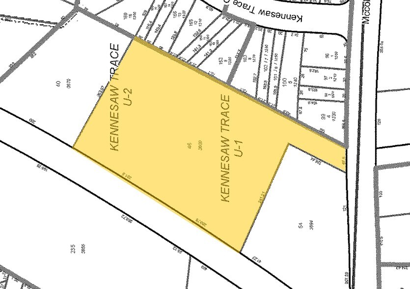 3600 Cherokee St, Kennesaw, GA à louer - Plan cadastral - Image 3 de 10