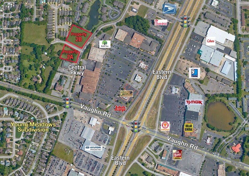 Central Pkwy, Montgomery, AL à vendre - Aérien - Image 2 de 3