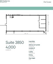 3830 Cheatham Ave, Minneapolis, MN for lease Floor Plan- Image 1 of 1
