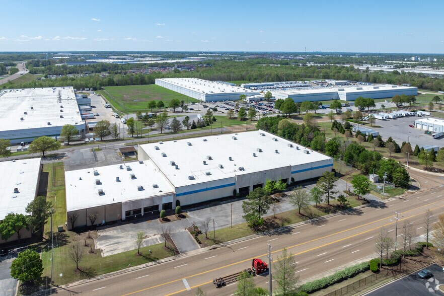 5145-5185 Hickory Hill Rd, Memphis, TN for lease - Aerial - Image 2 of 5
