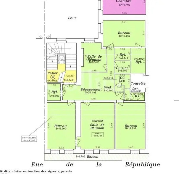30 Rue De La Republique, Marseille for lease - Floor Plan - Image 2 of 2