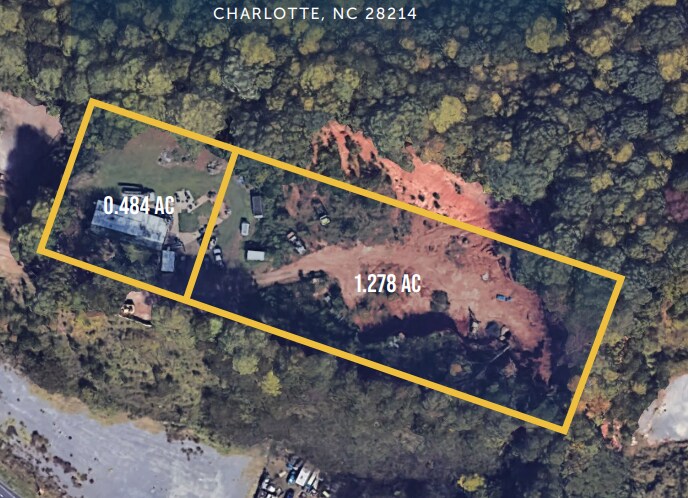 9738 Ridge St, Charlotte, NC for sale Aerial- Image 1 of 2