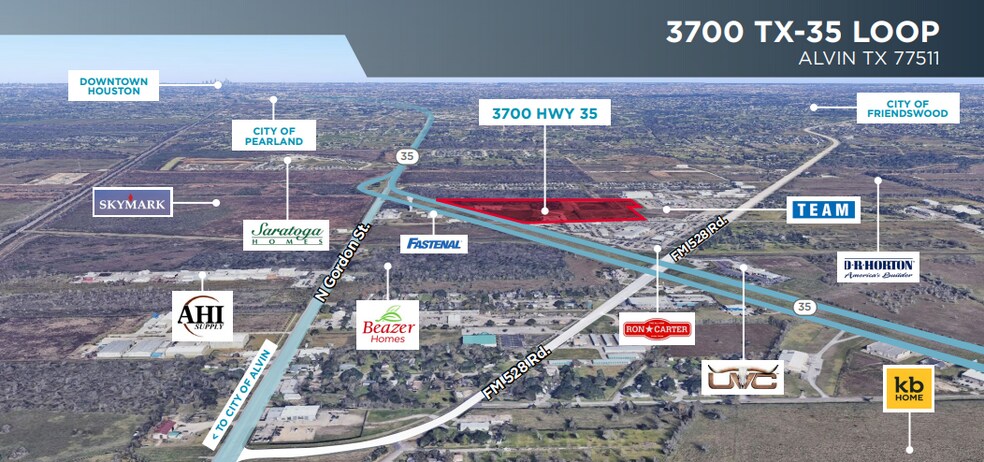 3700 TX-35 Loop, Alvin, TX à vendre - Aérien - Image 2 de 2