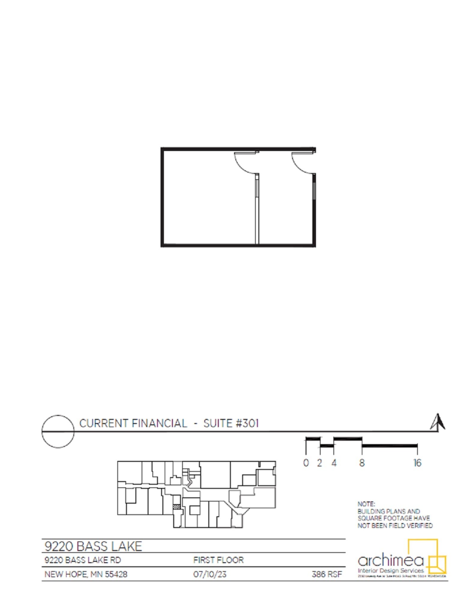9220 Bass Lake Rd, New Hope, MN for lease Floor Plan- Image 1 of 1