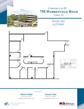 750 Warrenville Rd, Lisle, IL for lease Floor Plan- Image 1 of 1