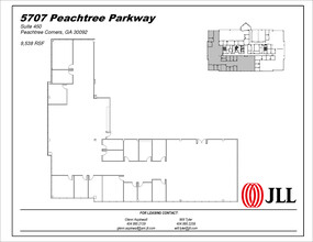 5707 Peachtree Pky, Peachtree Corners, GA à louer Plan d  tage- Image 2 de 8