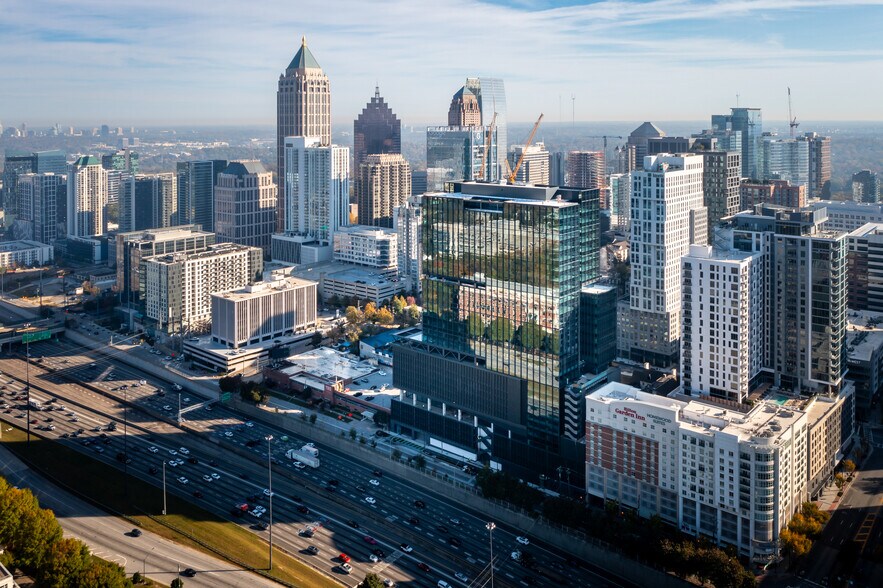 1020 Spring St, Atlanta, GA à louer - Aérien - Image 2 de 32
