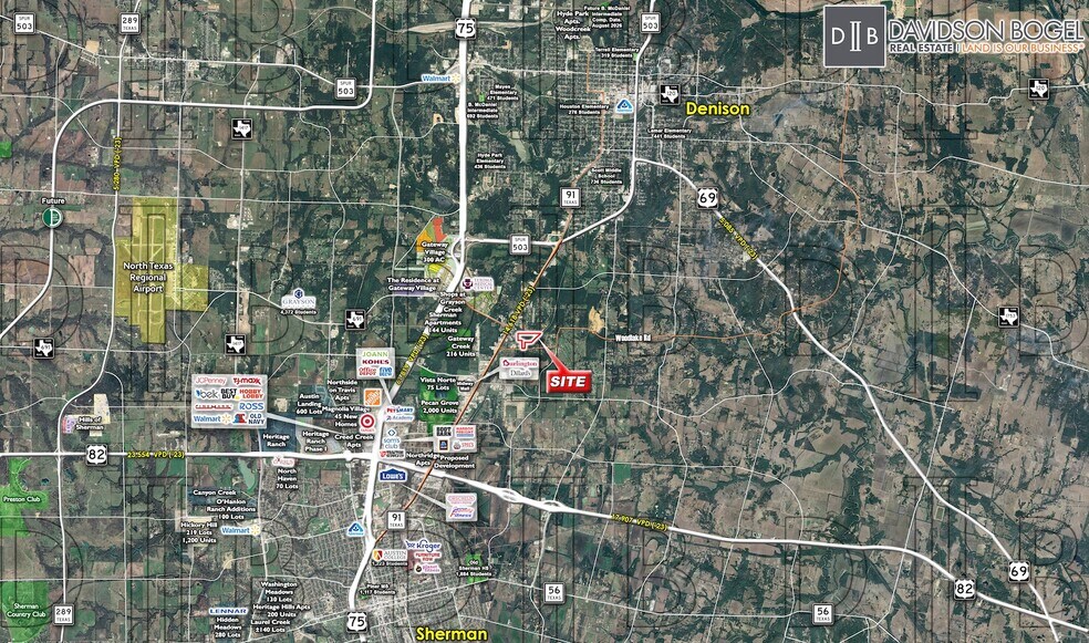 2257 Woodlake Rd, Denison, TX à vendre - Photo du bâtiment - Image 2 de 3