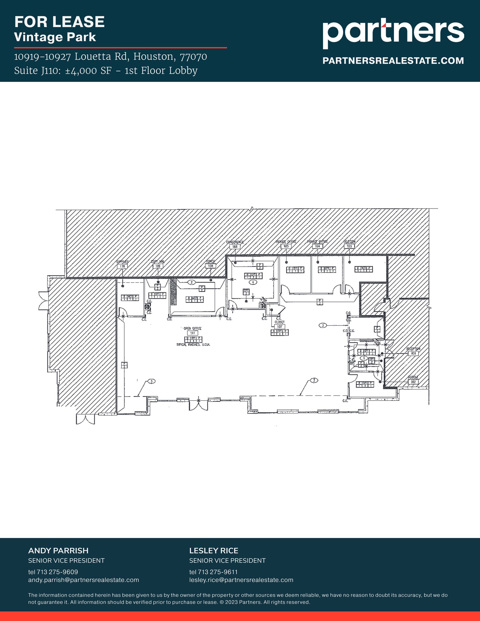 10919-10927 Louetta Rd, Houston, TX for lease Site Plan- Image 1 of 1