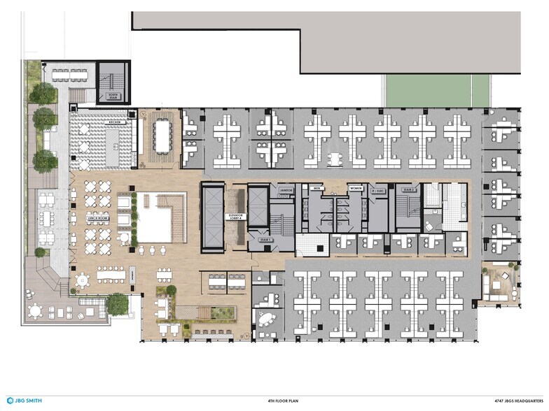 4747 Bethesda Ave, Bethesda, MD à louer - Plan d’étage - Image 2 de 15