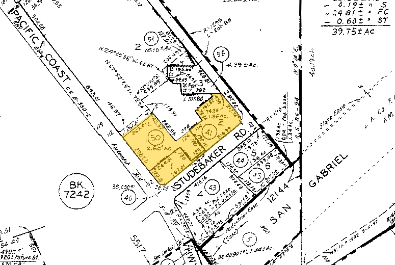 6621 E Pacific Coast Hwy, Long Beach, CA for sale - Plat Map - Image 2 of 4
