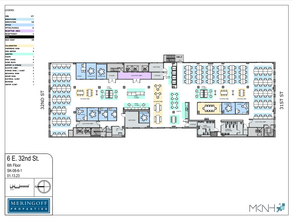 6 E 32nd St, New York, NY à louer Plan d  tage- Image 1 de 5