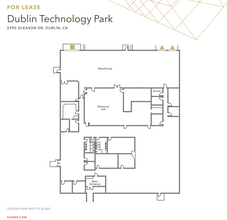 5990-5996 Gleason Dr, Dublin, CA à louer Plan d’étage- Image 1 de 1